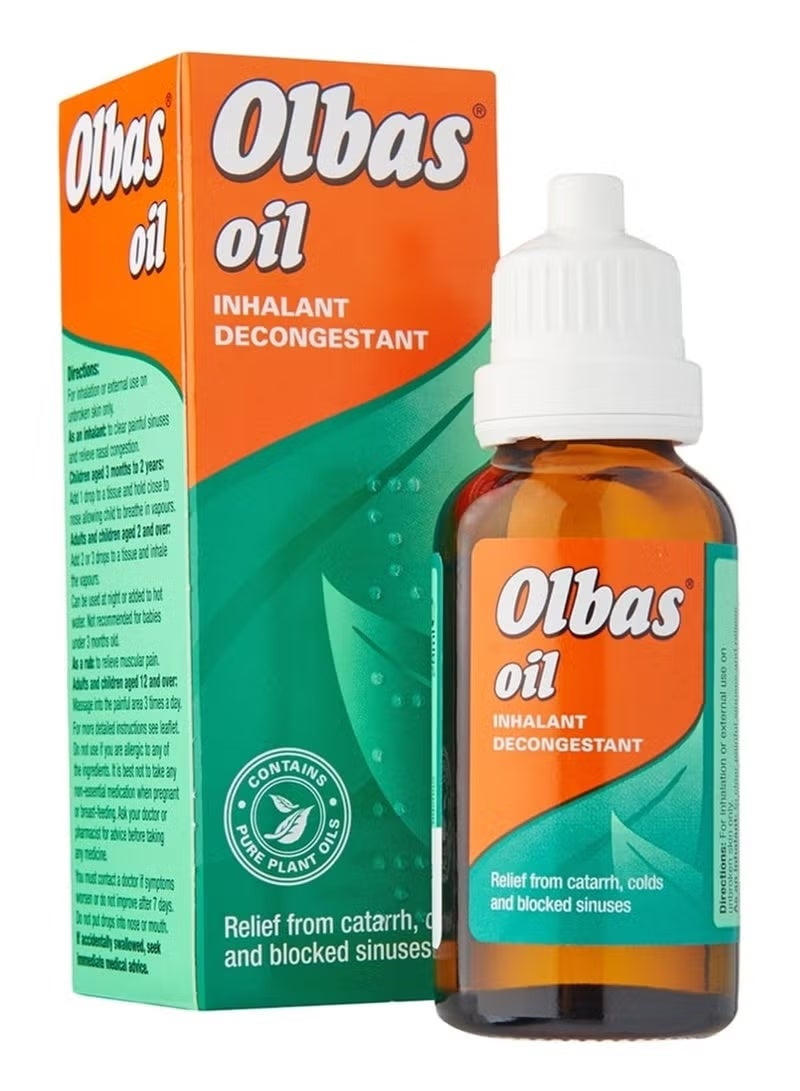 Oil Inhalant Decongestant, 12 ml